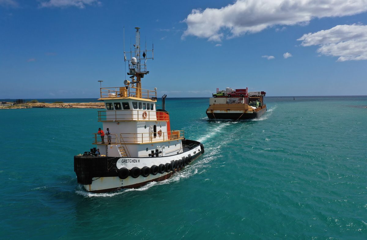 Logistics for Wake Island Fuels Project